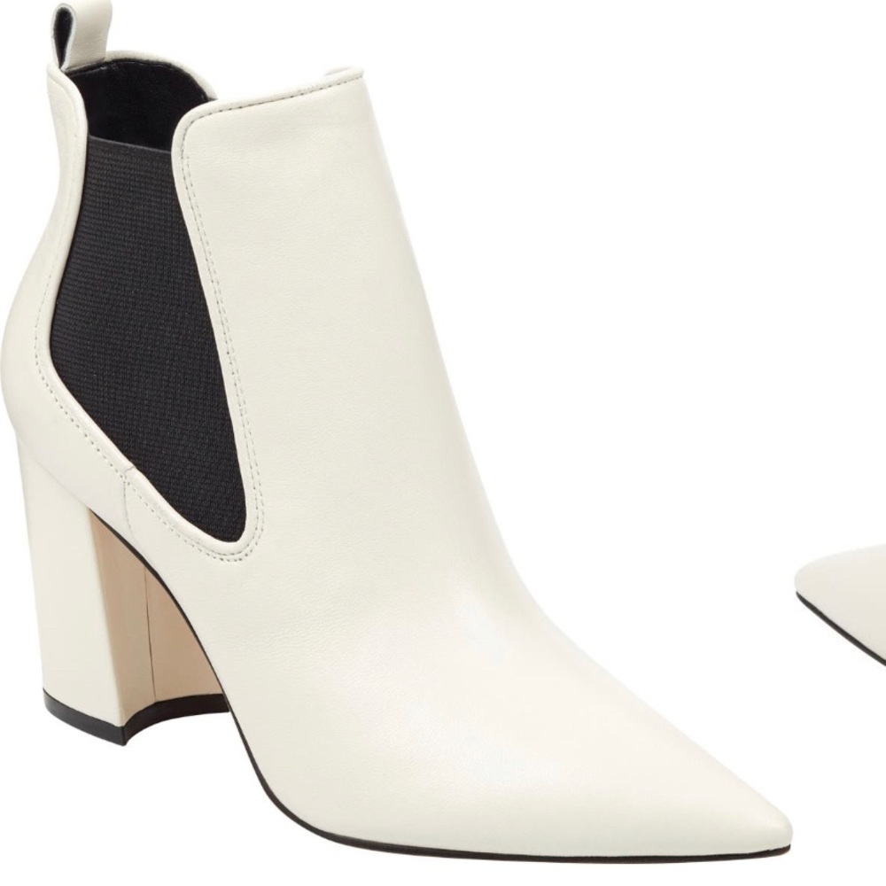 Marc Fisher White Bootie size 5.5